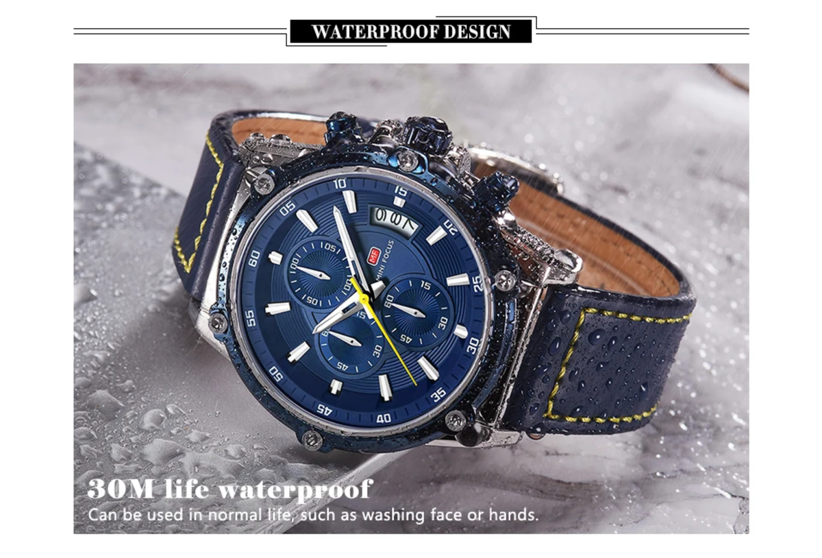 Montre Chronographe Mini Focus MF0175G - Design Robuste et Élégant