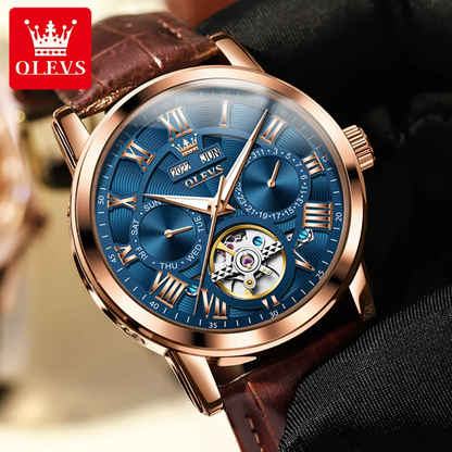 Montre Homme OLEVS 6668 Automatique - Élégance, Luxe et Raffinement