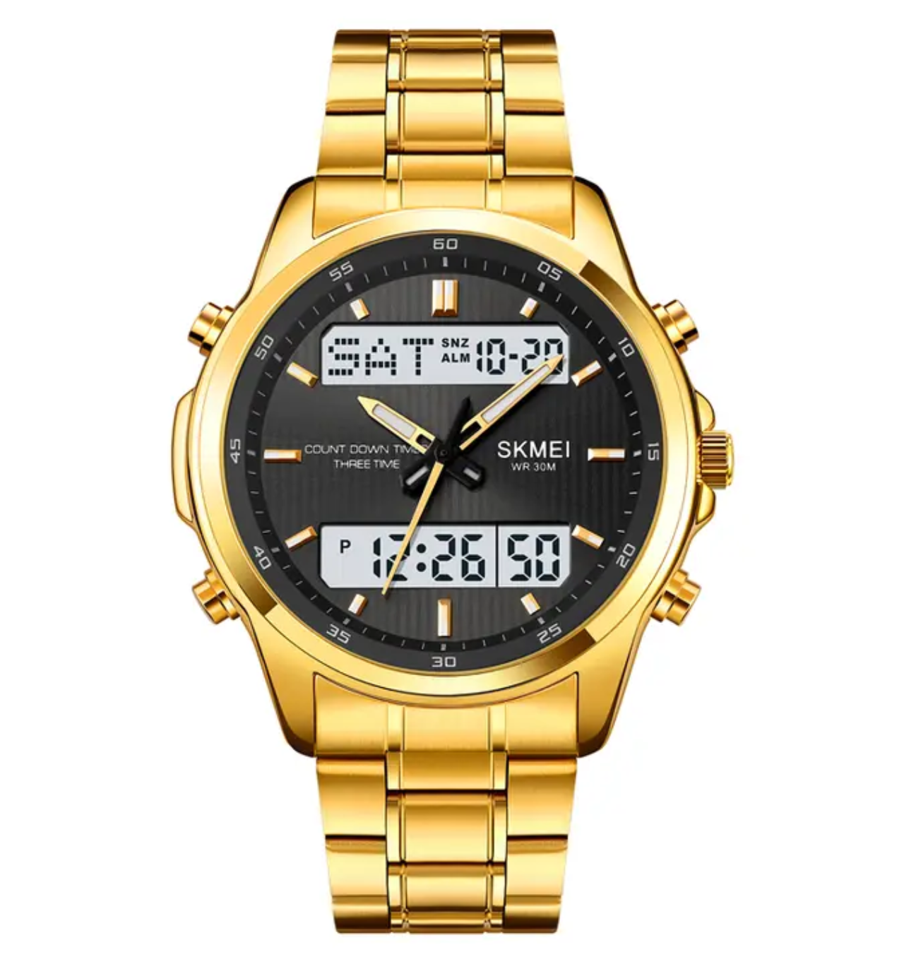 Montre Homme SKMEI à Double Affichage - Élégance et Performance Combinées