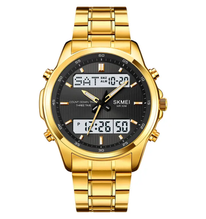 Montre Homme SKMEI à Double Affichage - Élégance et Performance Combinées