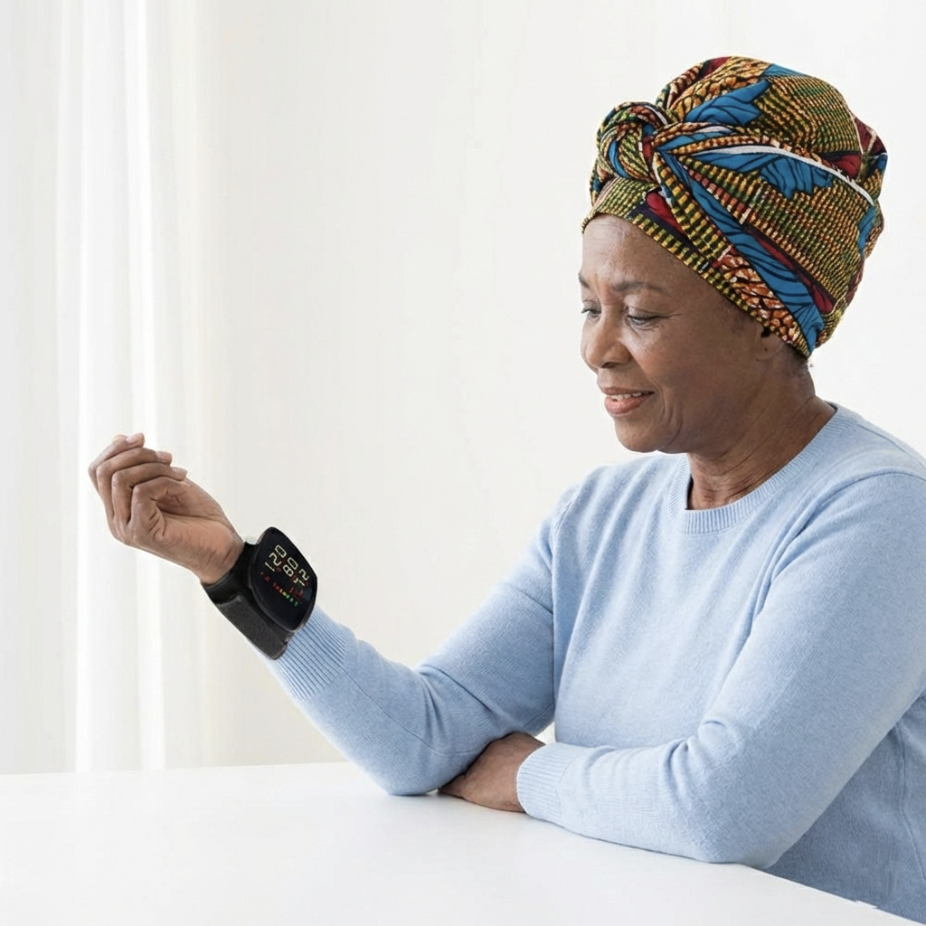 Tensiomètre Électronique à Poignée  Rechargeable USB avec Voix