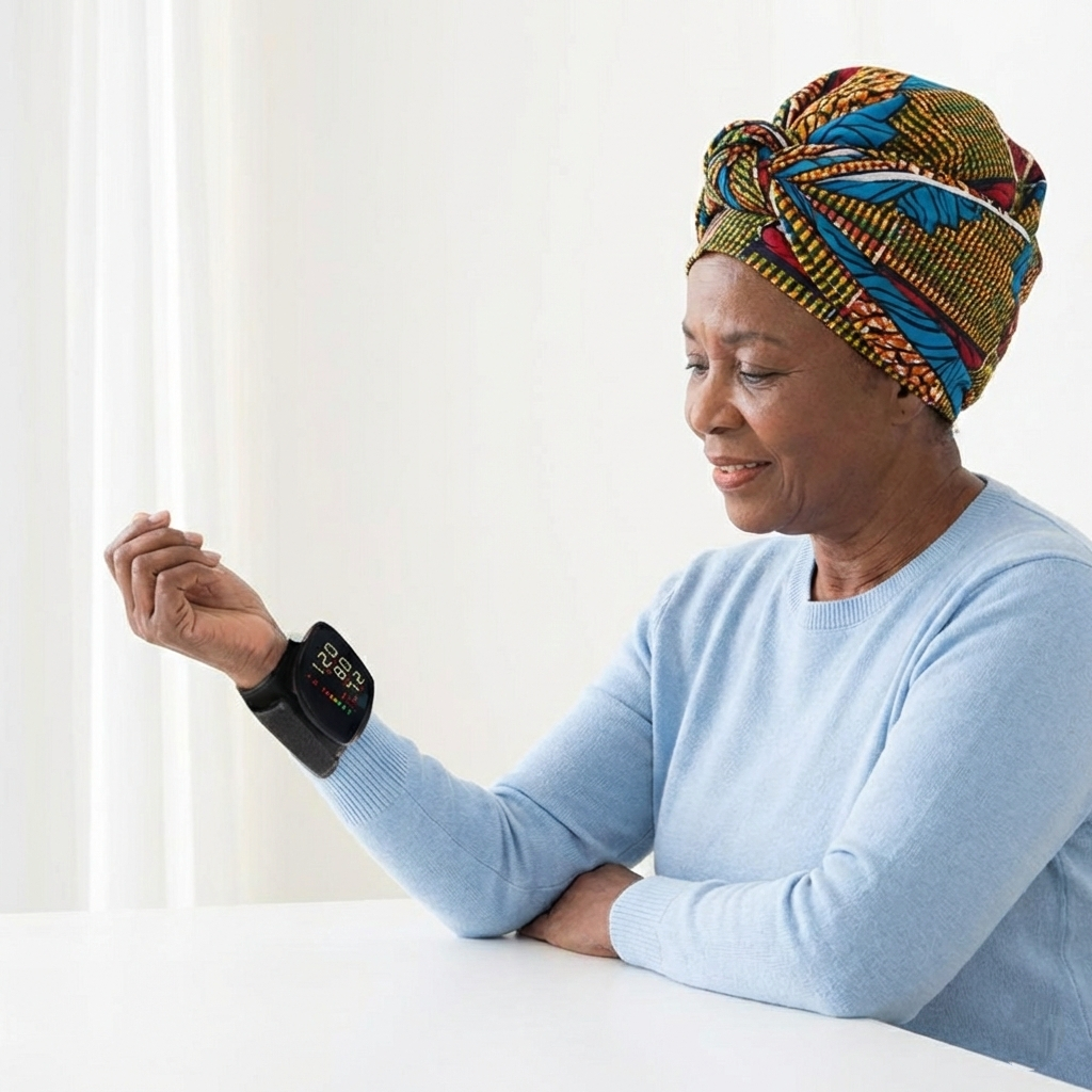 Tensiomètre Électronique à Poignée  Rechargeable USB avec Voix