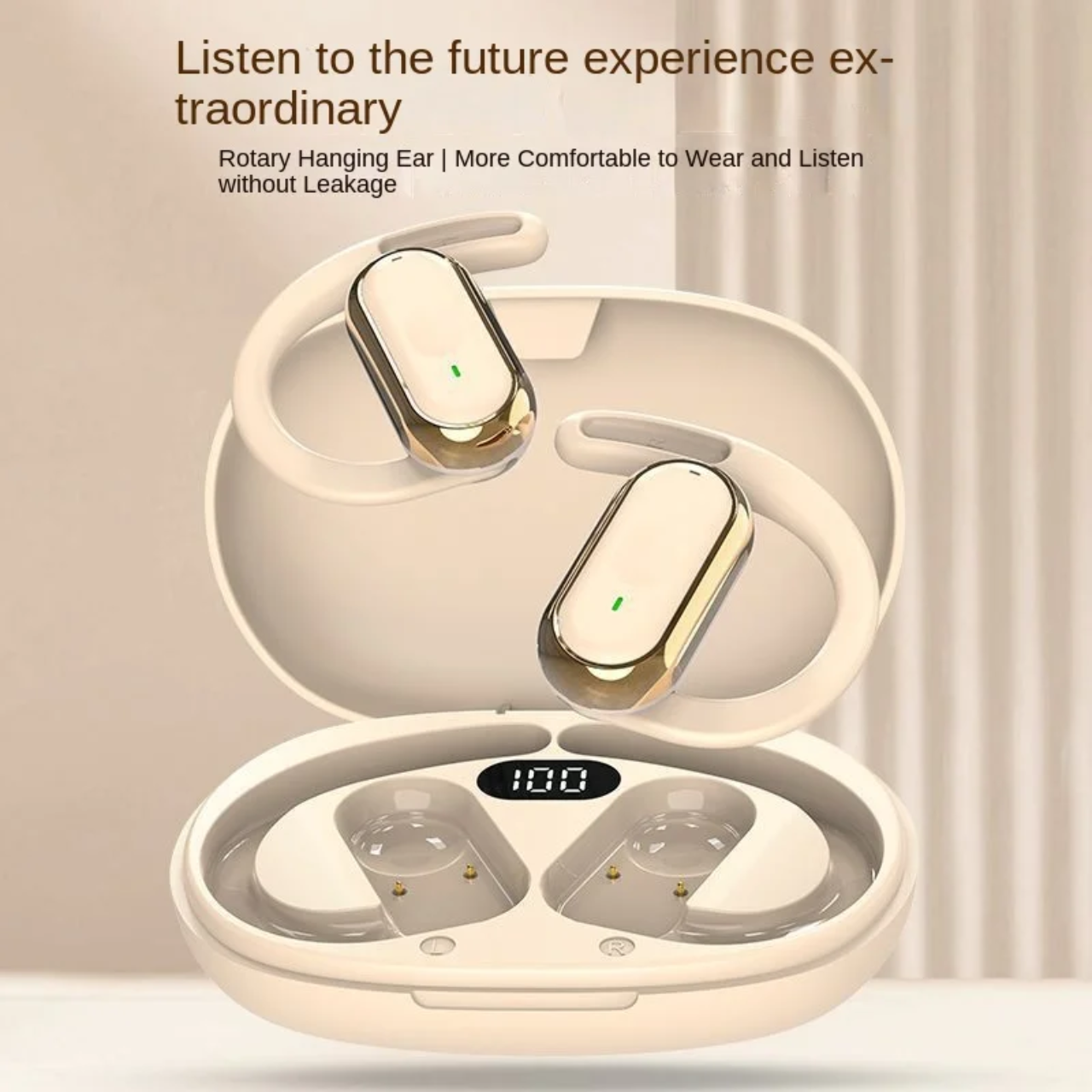 Écouteurs Bluetooth Sans Fil  BT5.4 OWS HiFi