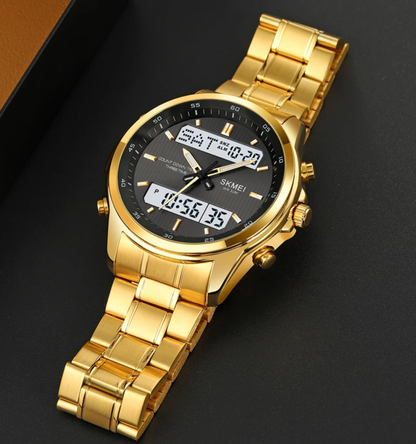 Montre Homme SKMEI à Double Affichage - Élégance et Performance Combinées
