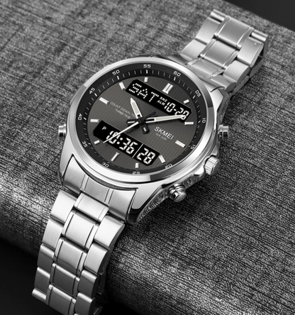 Montre Homme SKMEI à Double Affichage - Élégance et Performance Combinées