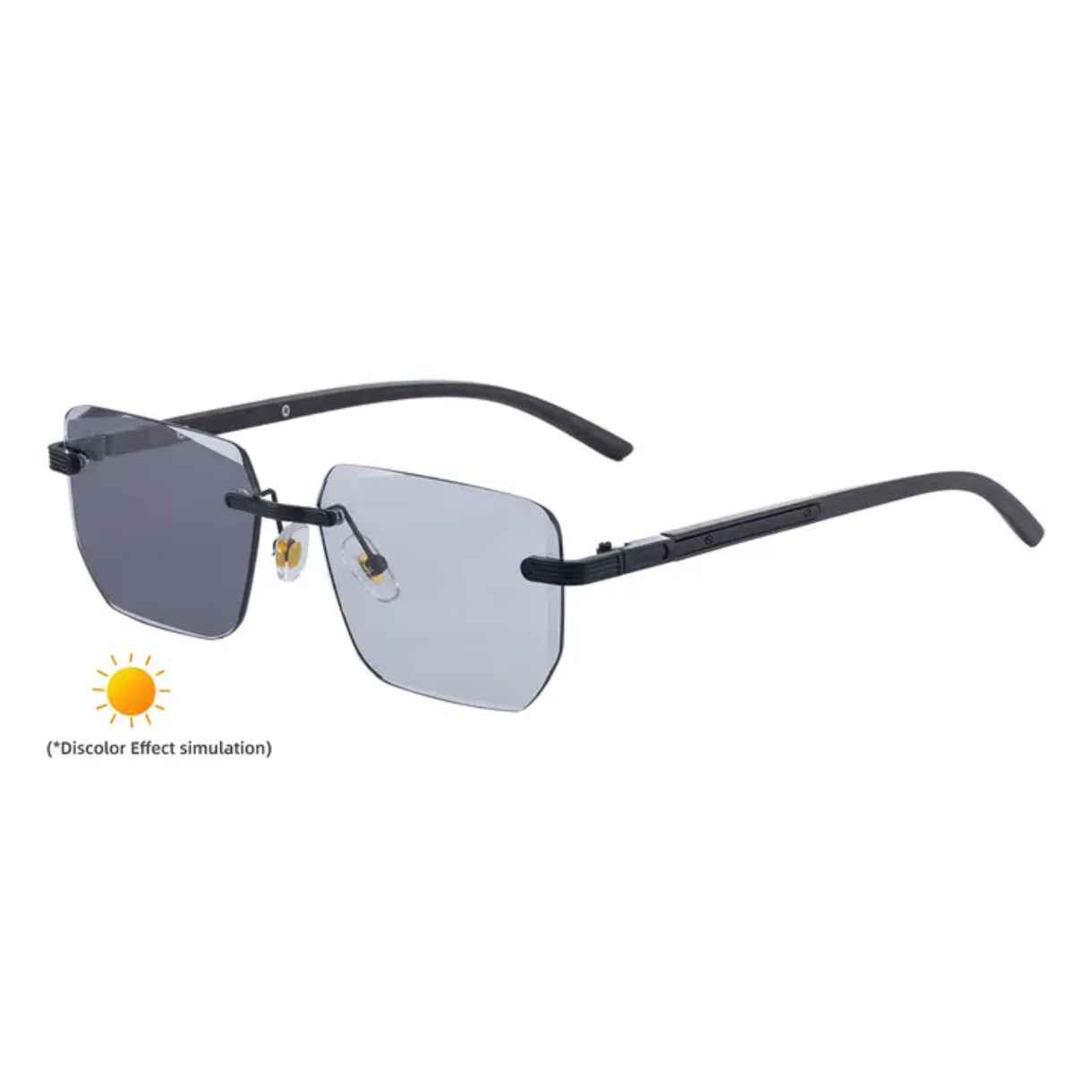 Lunettes Photochromiques Photogray ZX-3194 aspect Bois UV400 élégante