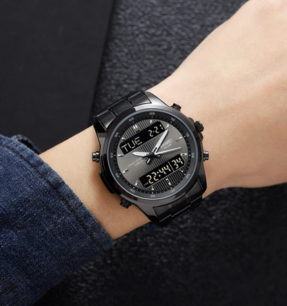 Montre Homme SKMEI à Double Affichage - Élégance et Performance Combinées